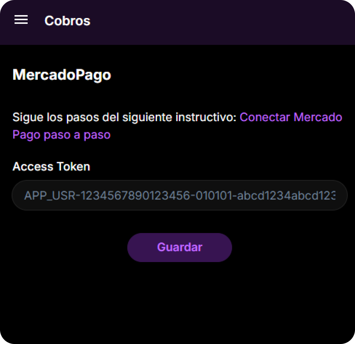 Mercado Pago Config Image